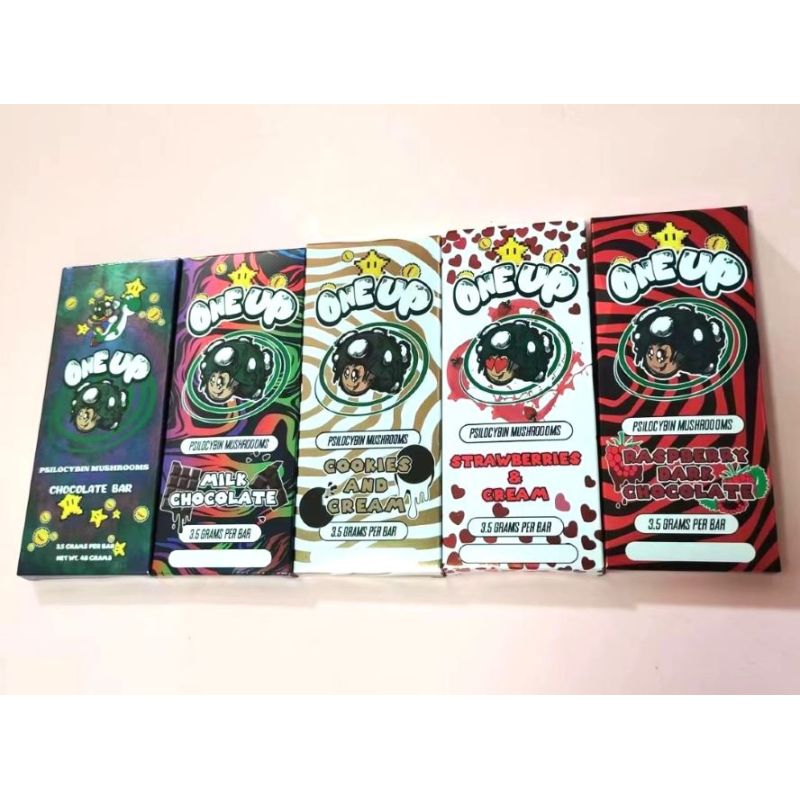 One Up 3.5G Mushroom Chocolate Bar Packaging Boxes